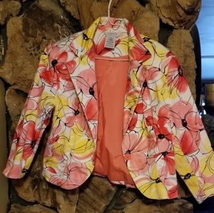 Flower print jacket